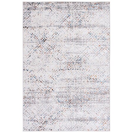 Safavieh 8 x 10 ft. Amelia Contemporary Power Loomed Rectangle Rug Grey & Light Grey ALA275F-8